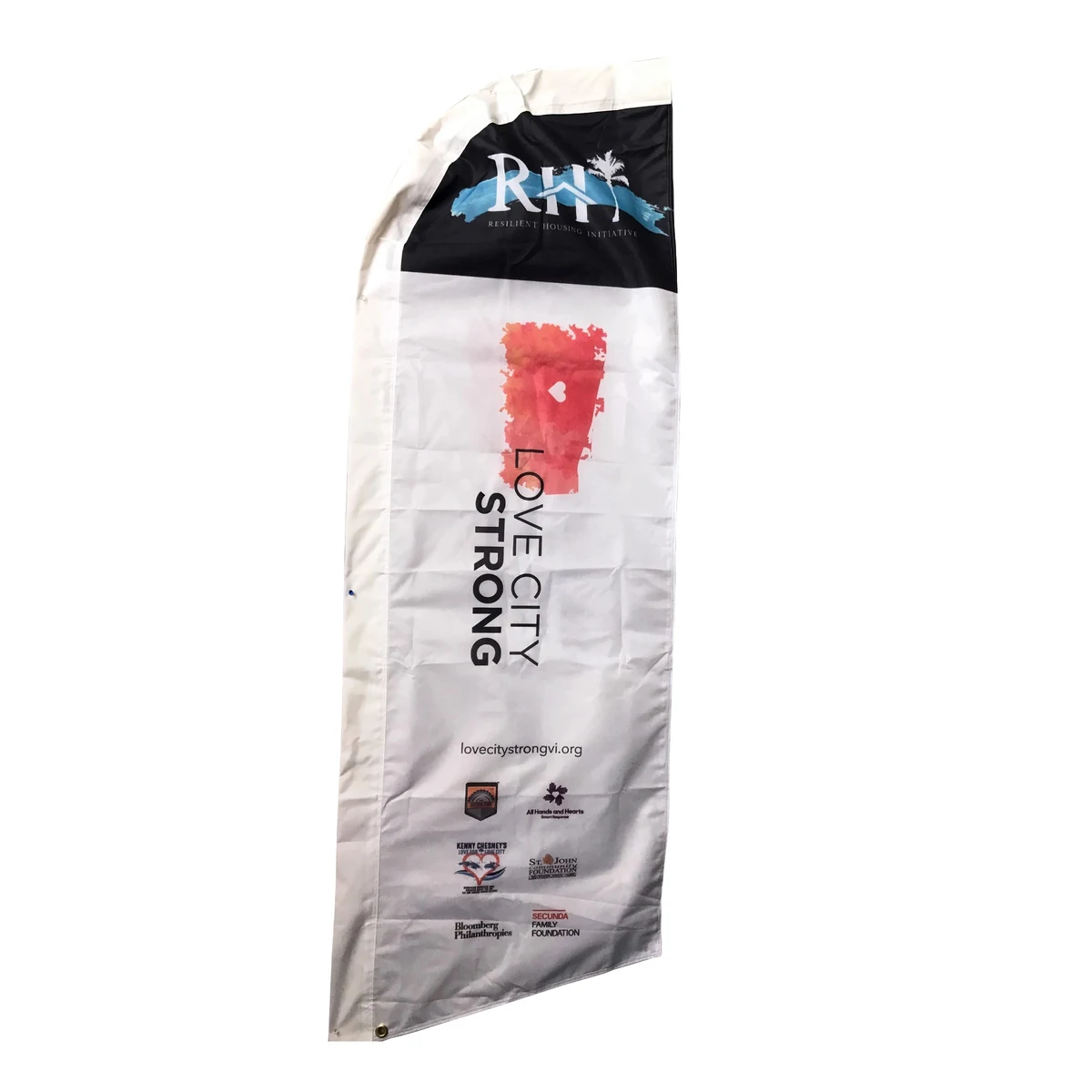 Custom Screen Sublimation Swooper Flags 9.5' x 2' 1