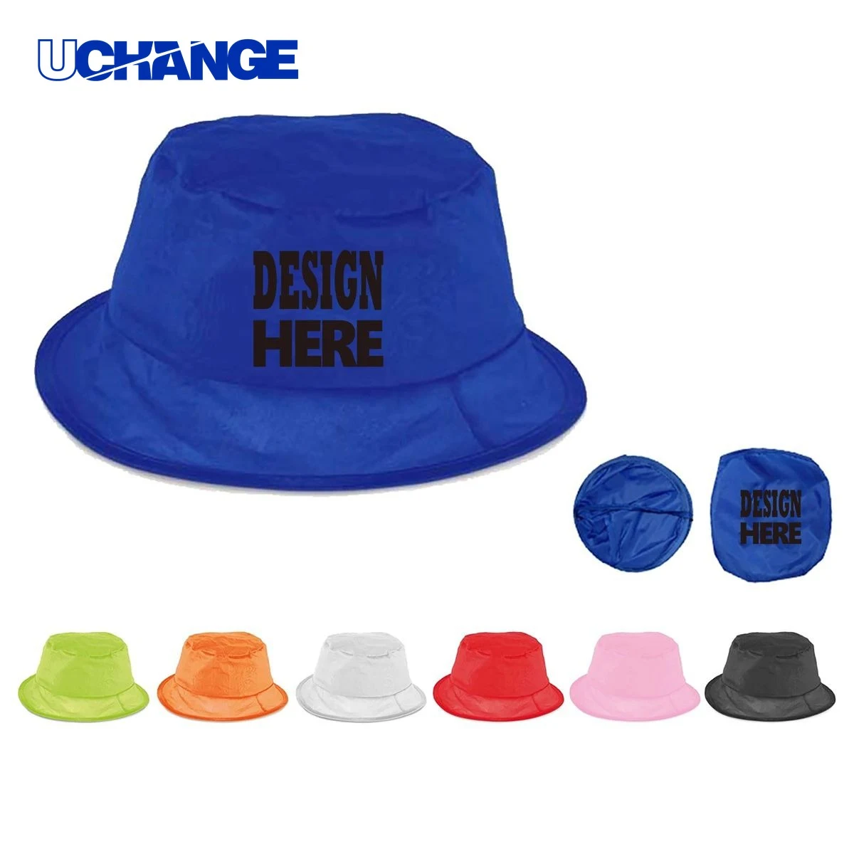 Folding Bucket Hat with Pouch 1