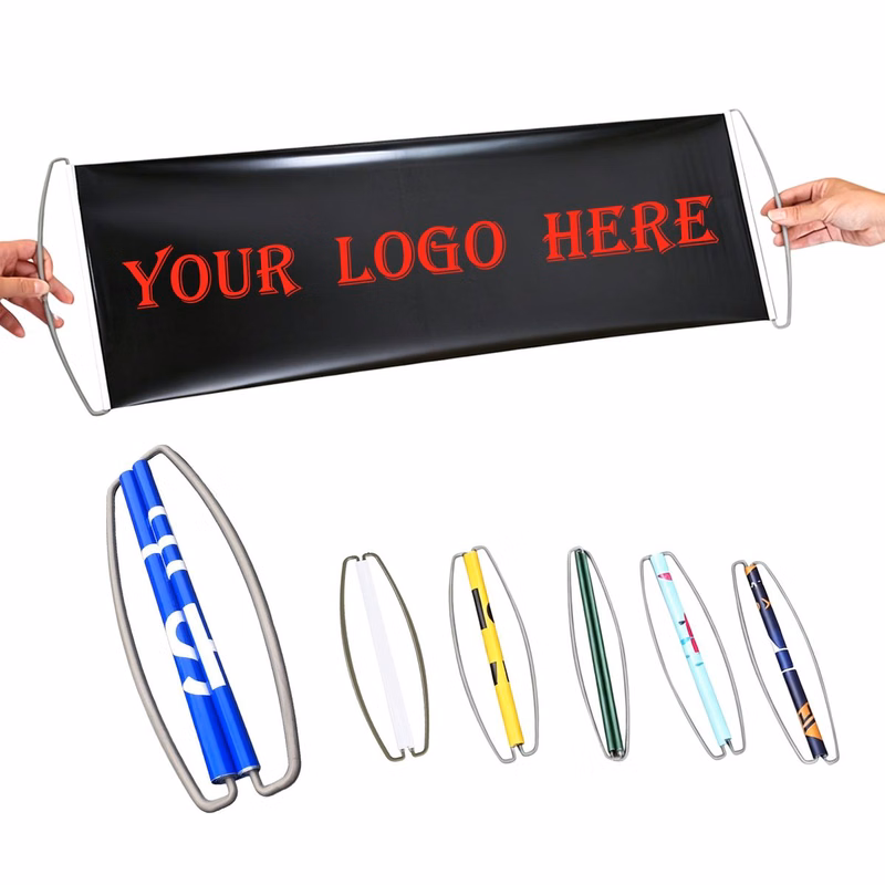 Retractable PET Handheld Cheer Banner