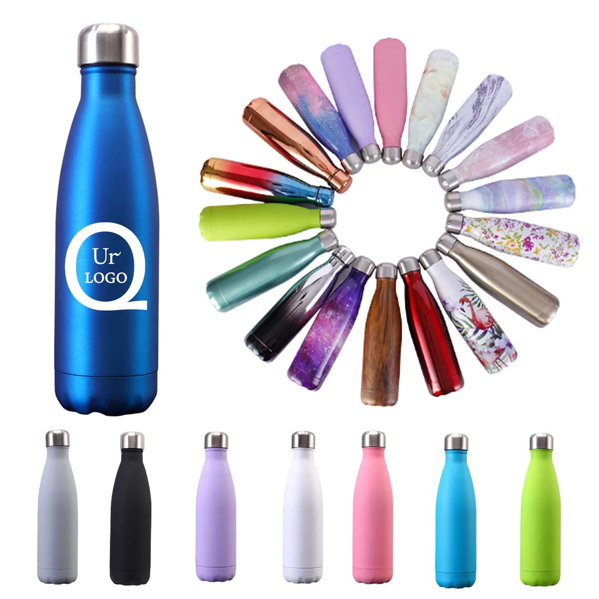 16.9Oz Double Wall Insulated Coke Bottle 1
