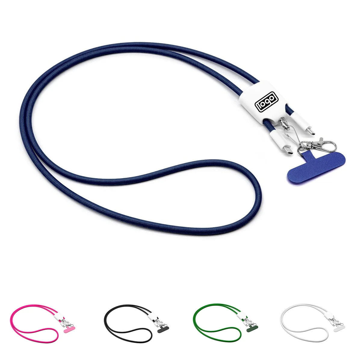 4 in 1 Phone Tether Lanyard Fast Charging Cable 1