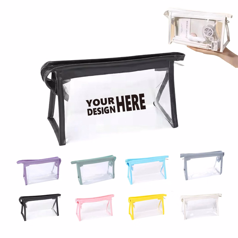 Clear Travel Toiletry Pouch MOQ 50