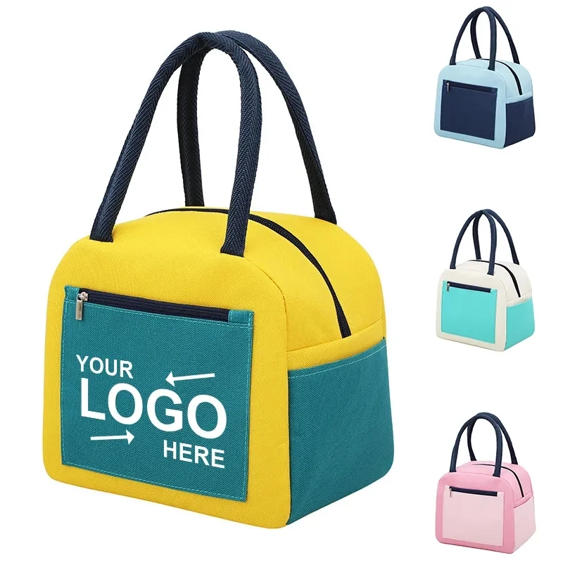Multicolored Pocket Lunch Bag 1