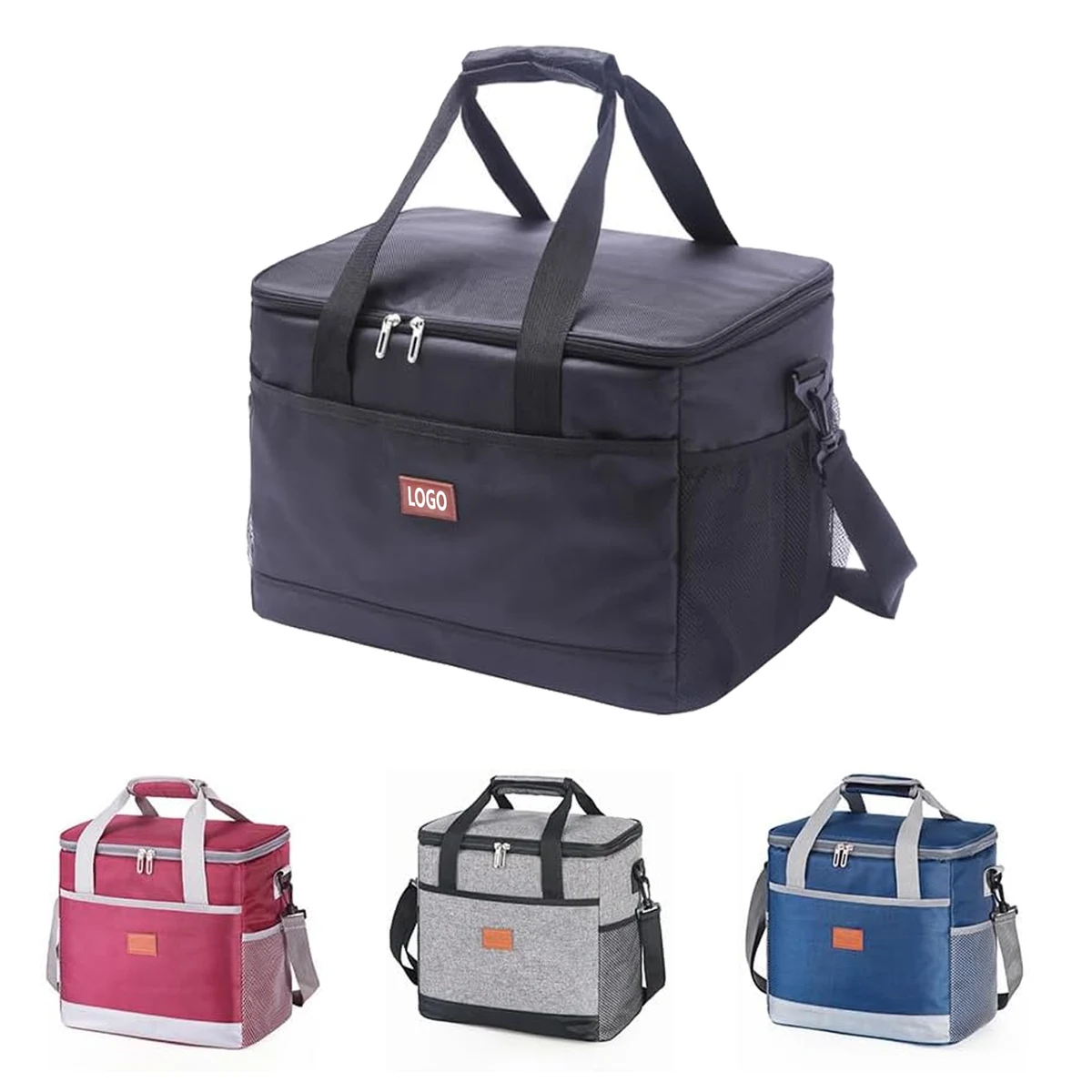 Large Lunch Bag Insulated Lunch Box Cooler Tote Bag 1