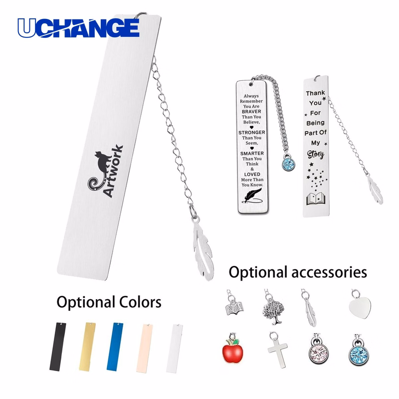 Stainless Steel Bookmark