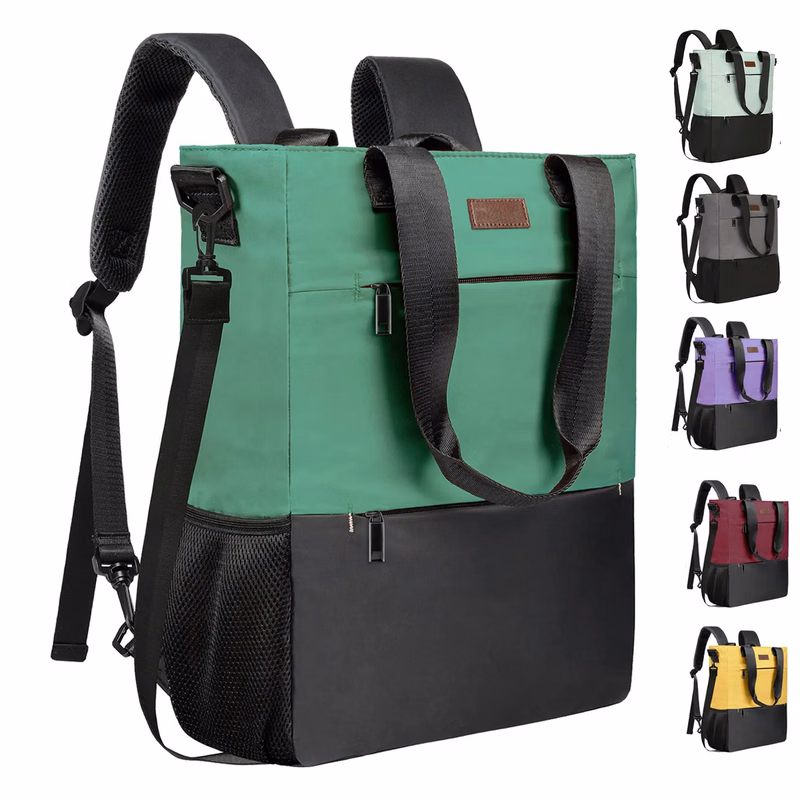 Convertible Women Laptop Water Resistant Casual Backpack