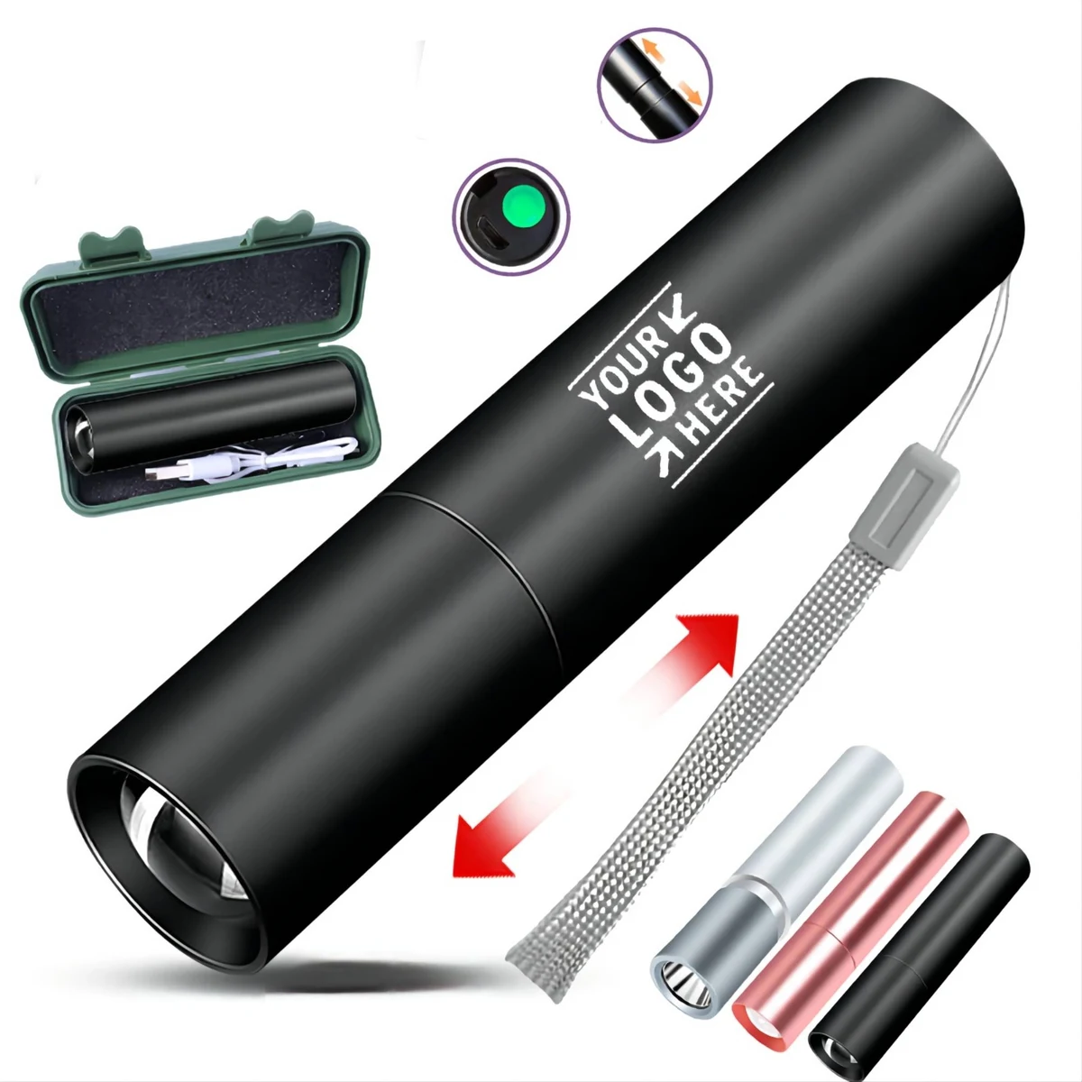 3-Block Strong Light Flashlight 1