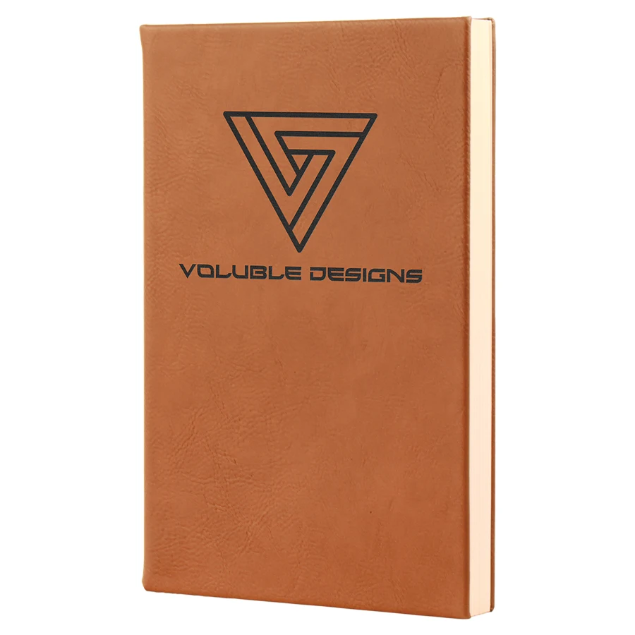 5 1/4" x 8 1/4" Rawhide Leatherette Journal 1