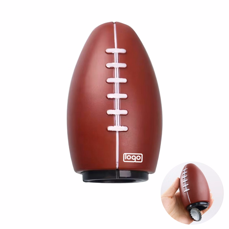 Effortless Rugby Shaped Bottle Opener