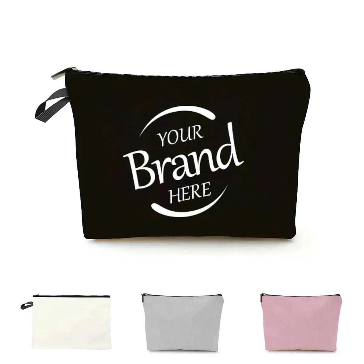 Burlap Storage Cosmetic Bag 1