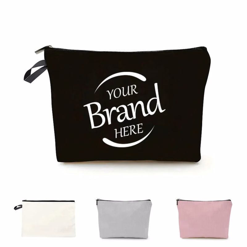 Burlap Storage Cosmetic Bag
