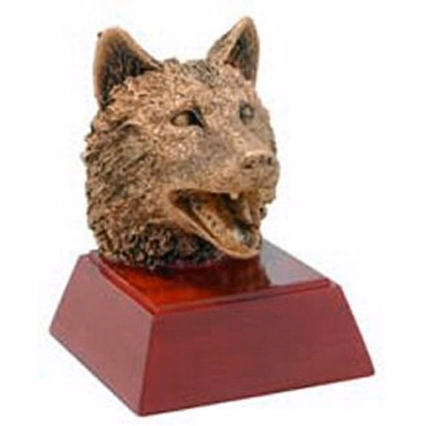 Wolf Resin Sculpture