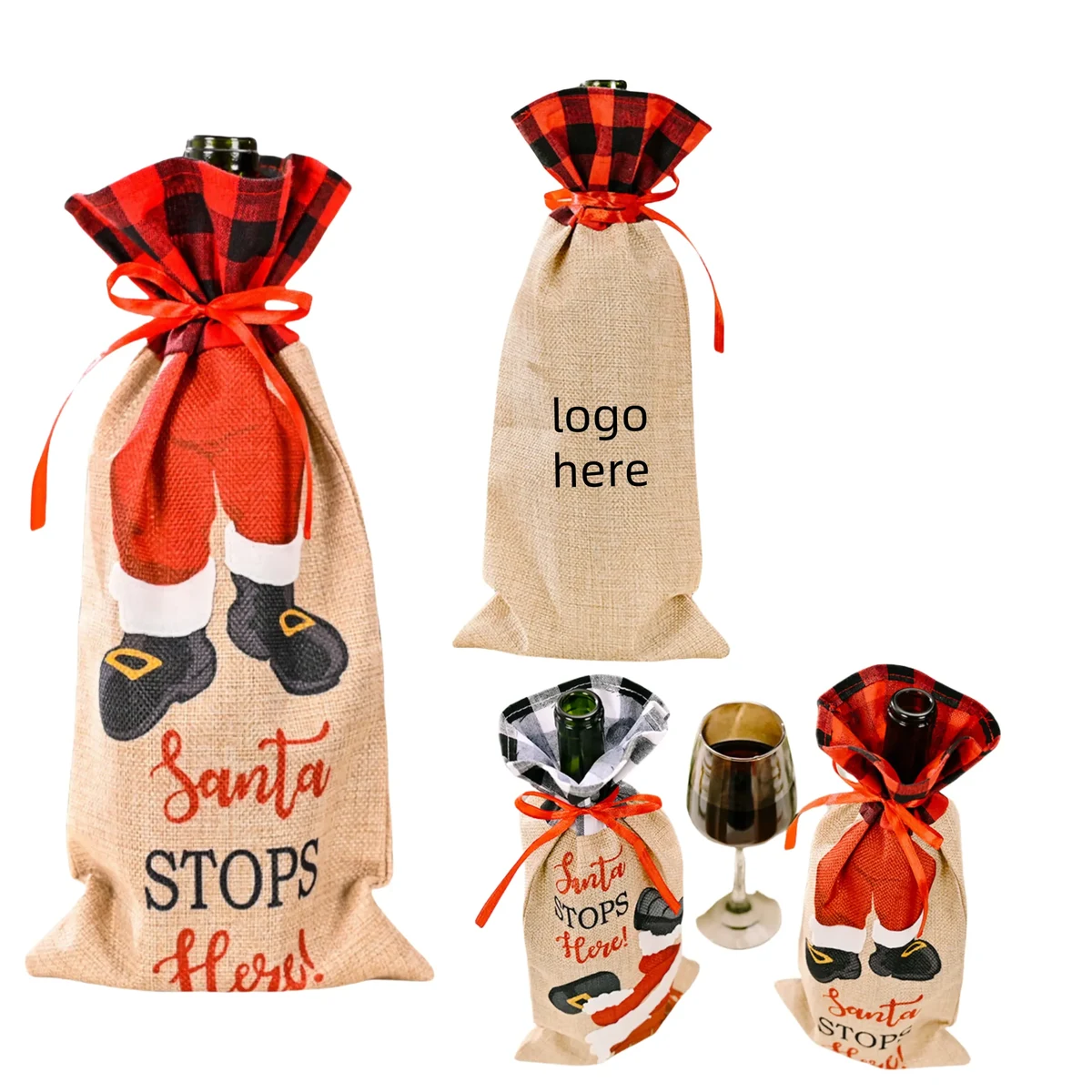 Champagne Bottle Bag 1