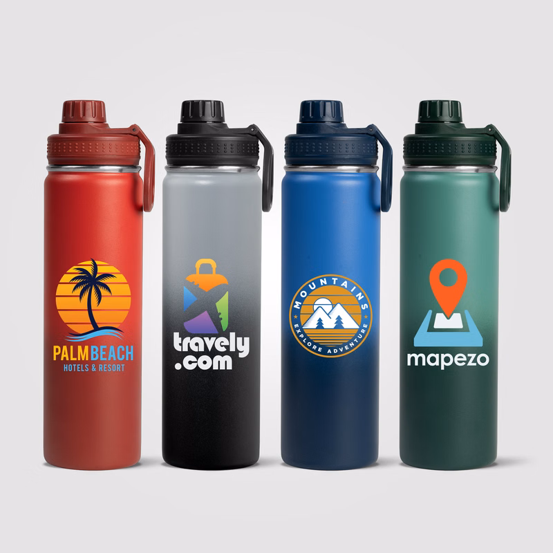 Alaska Ombre - 24 oz. Stainless Steel Double Wall Water Bottle