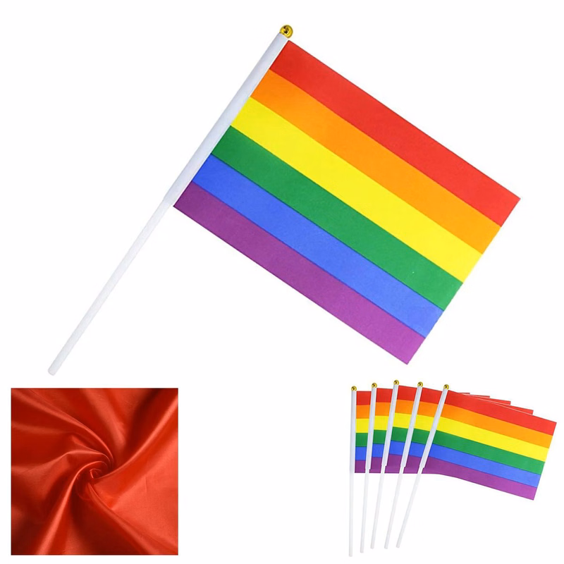Polyester Hand Waving Flag for Outdoor Events