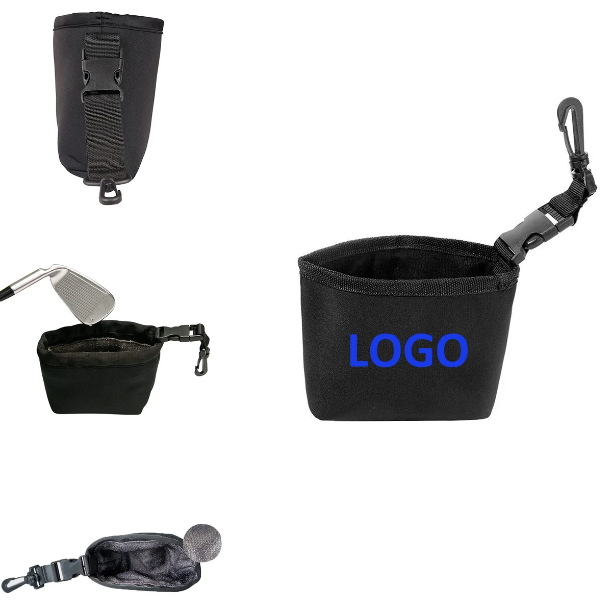 Detachable Golf Ball Cleaning Bag 1
