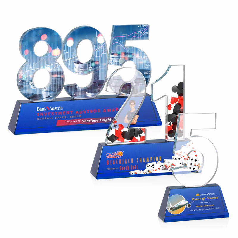 Milestone Optical VividPrint™ Award - Blue