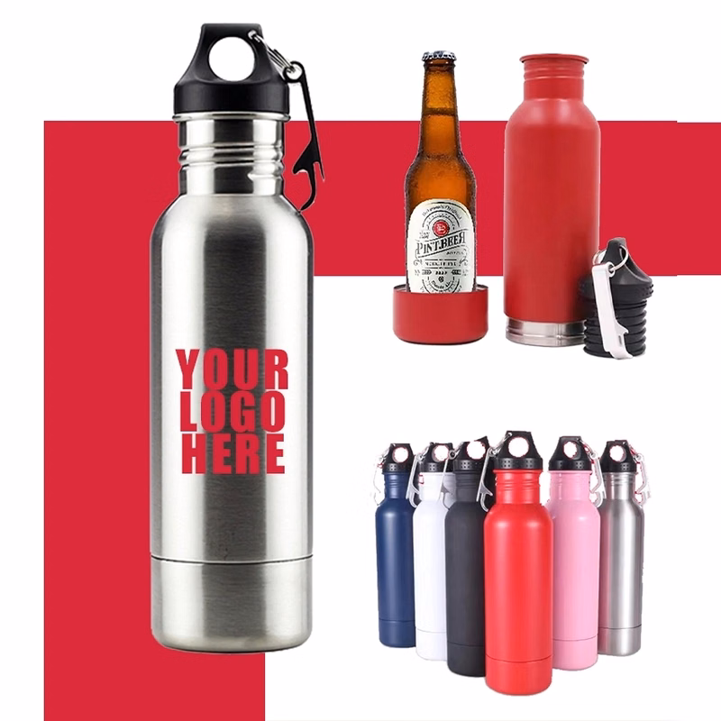12 oz Stainless Steel Beer Bottle Insulator with Opener