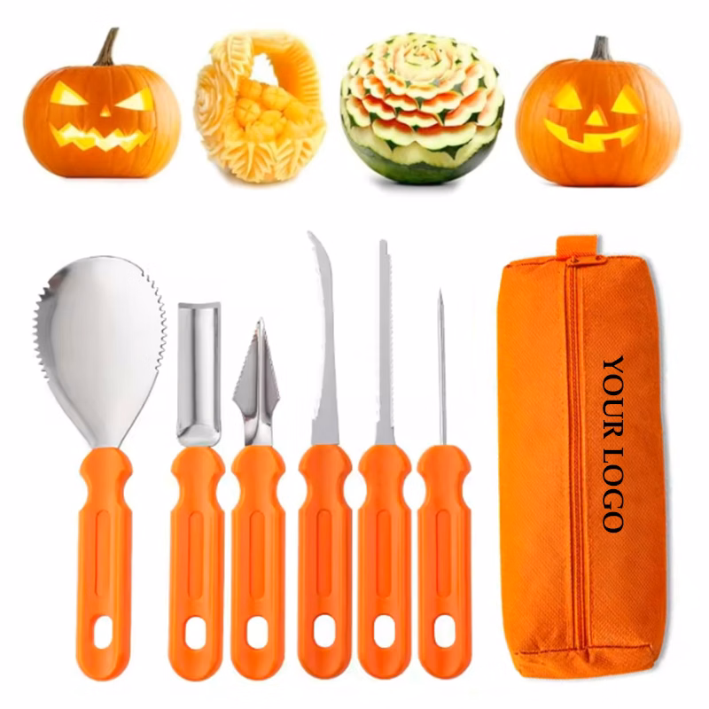 Halloween Pumpkin Carving Kit -6-Piece Set