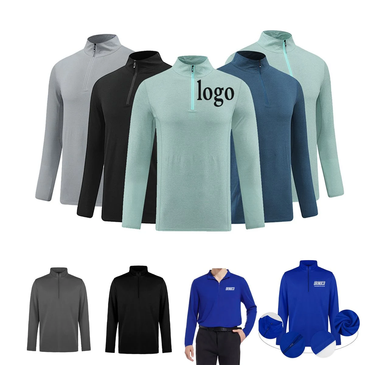 Men's UV-Resistant Micro-Mesh Half-Zip Jacket
1