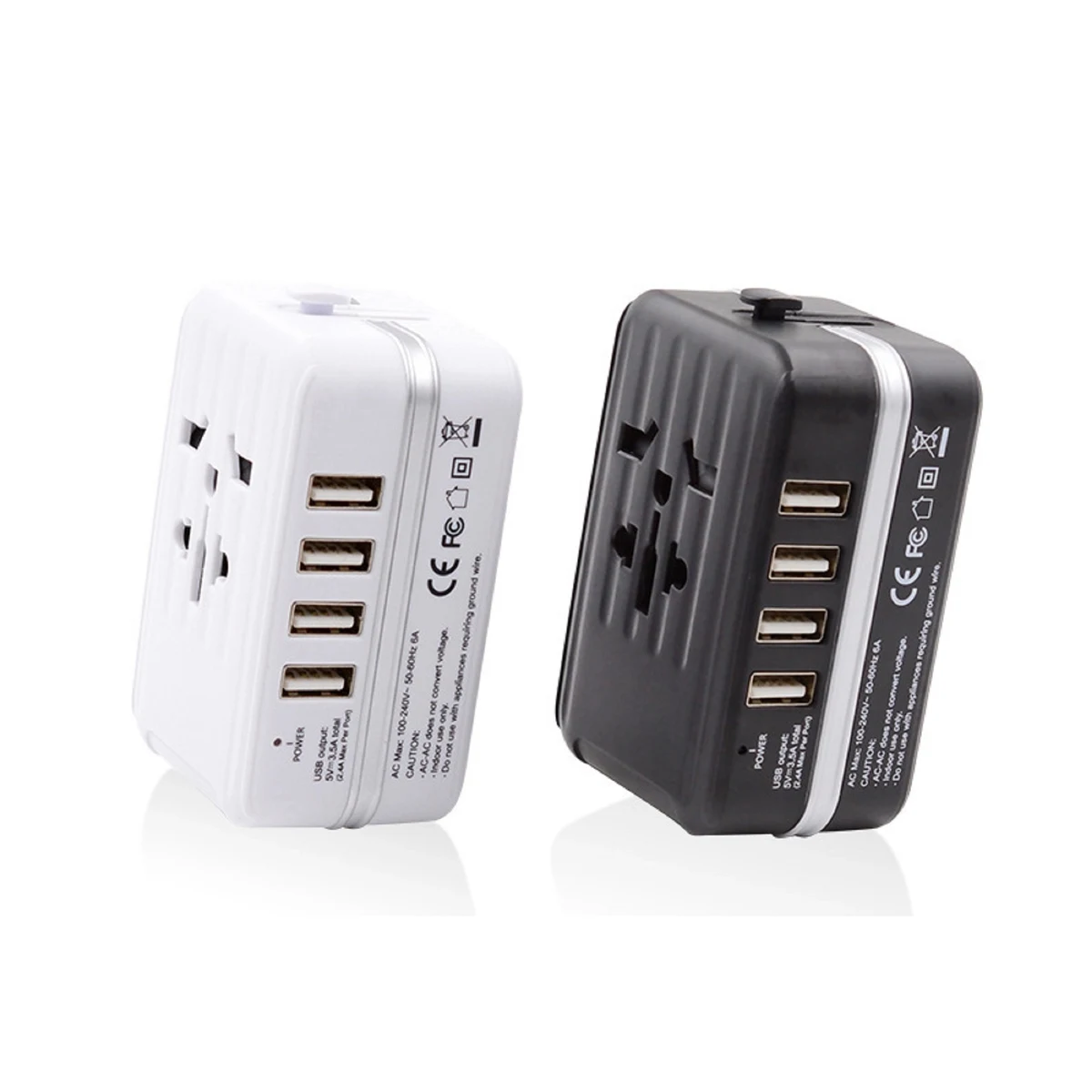 4 Ports Universal Travel Adapter Plug 1
