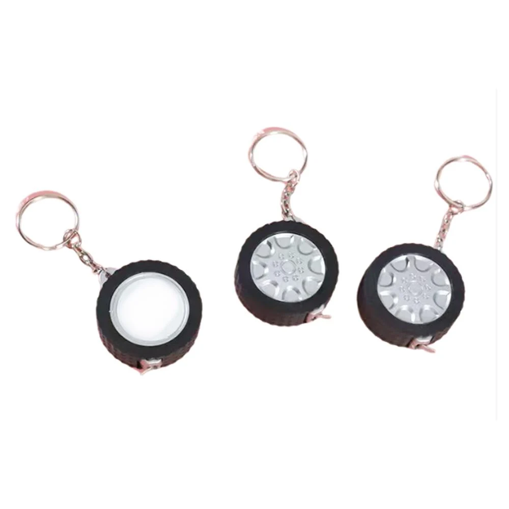 Tire Shape Keychain Tape Measure 1