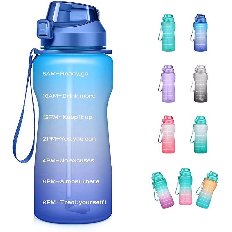 64OZ  Motivational Water Bottle
