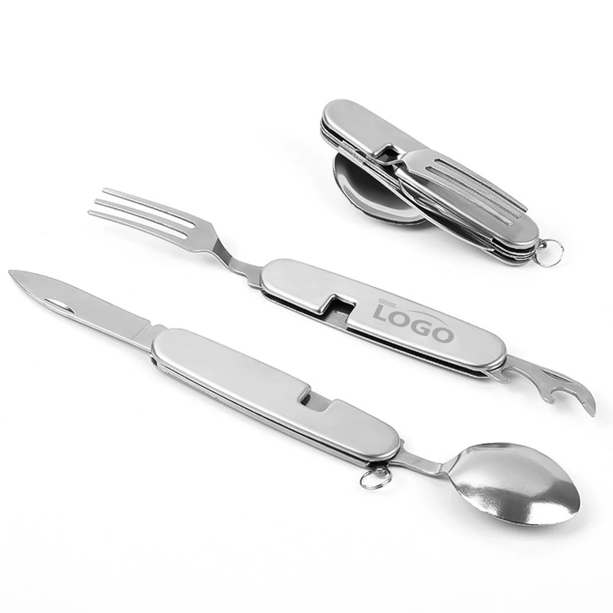 Stainless Steel Folding Cutlery Set 1