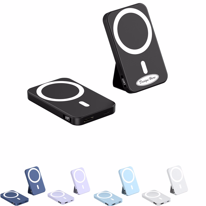 Premium MagSafe Wireless Power Bank with Fast Charge & Stand