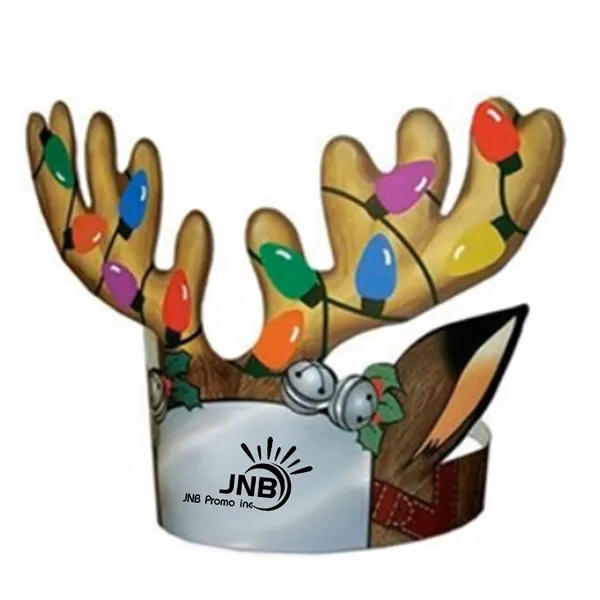 Adorable Paper Reindeer Headband - Spread Holiday Cheer