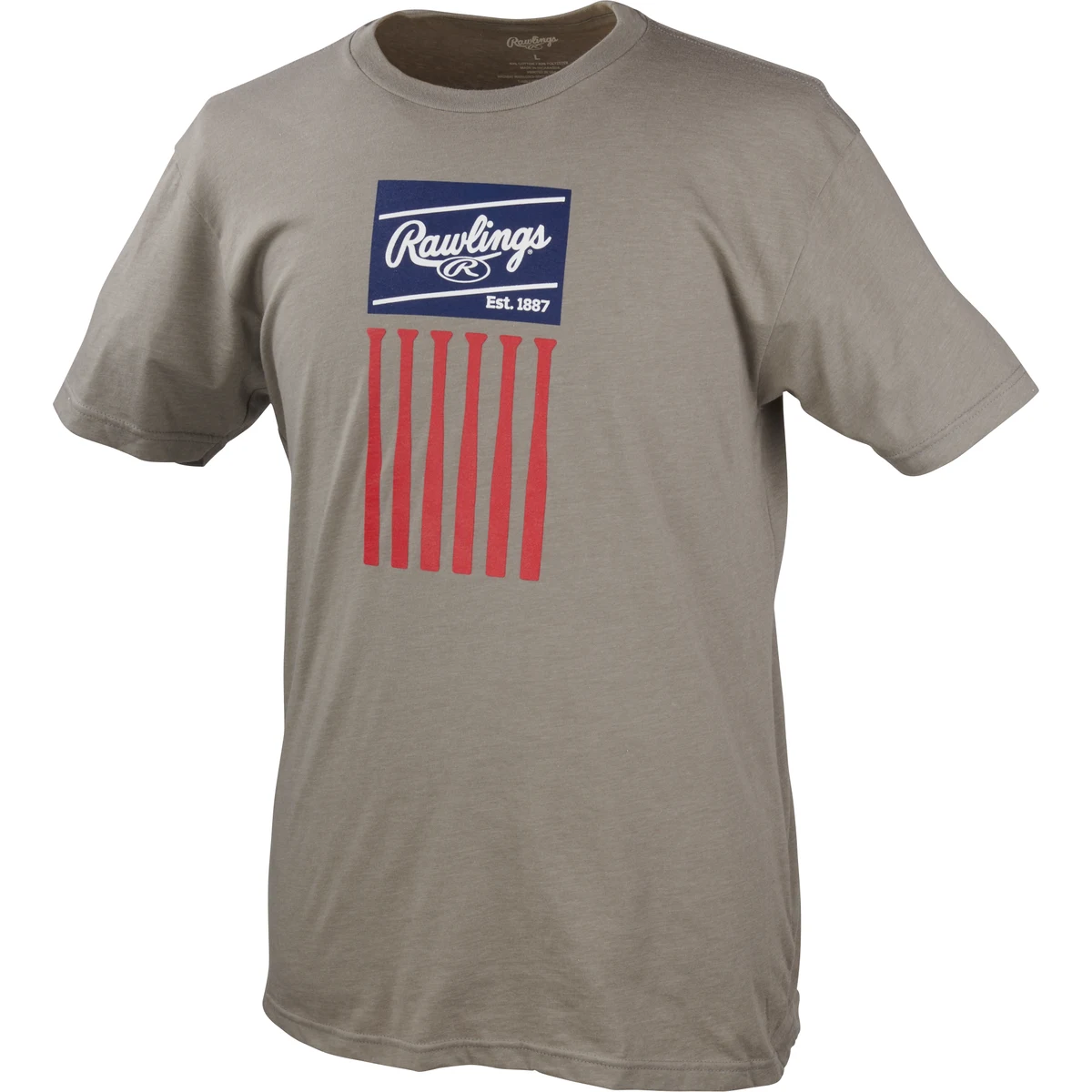 Rawlings Adult Rawlings Bat Flag T-Shirt 1