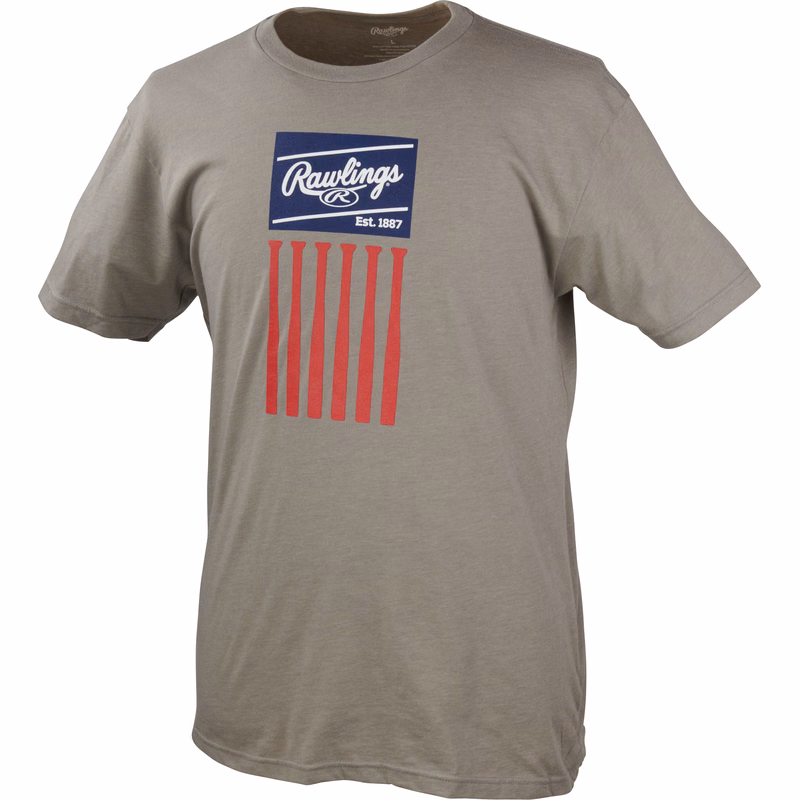Rawlings Adult Rawlings Bat Flag T-Shirt