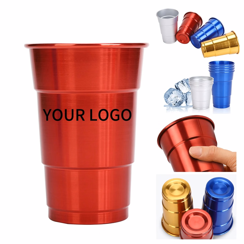 16oz Aluminum Party Camping Cup