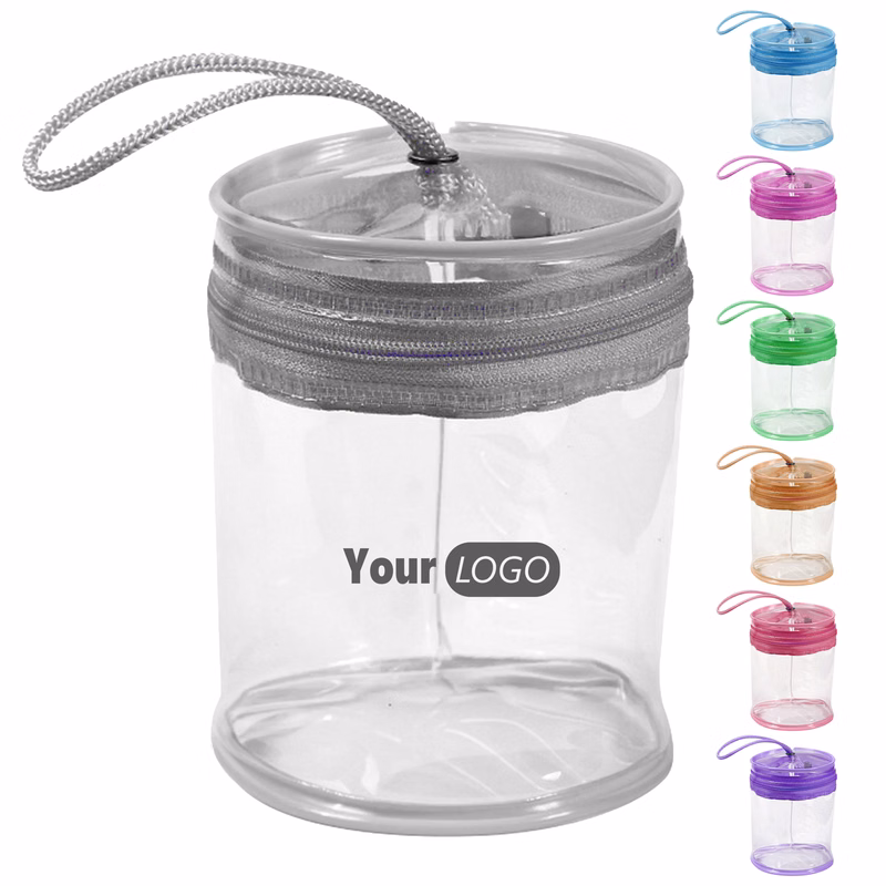 Pvc Stylish Transparent Cylinder Bag For Organized Living