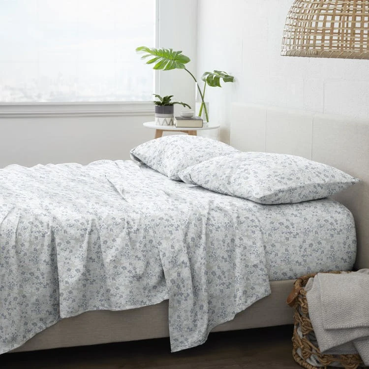 Premium Bed Sheets - Violets Twin 3 Set 1