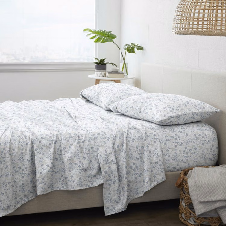 Premium Bed Sheets - Violets Twin 3 Set