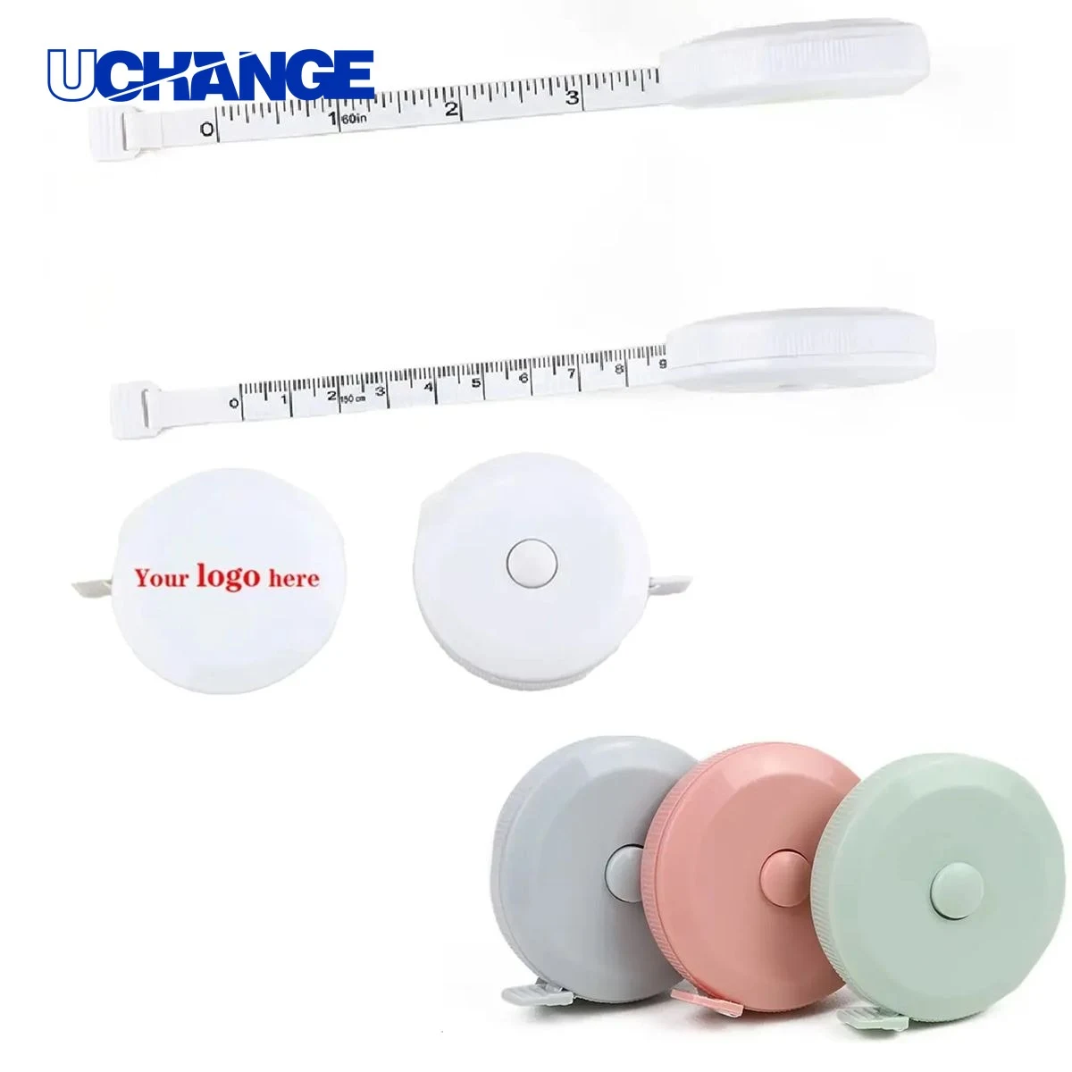 Retractable 60-Inch Mini Measuring Tape Automatic Body Measurement Tool 1