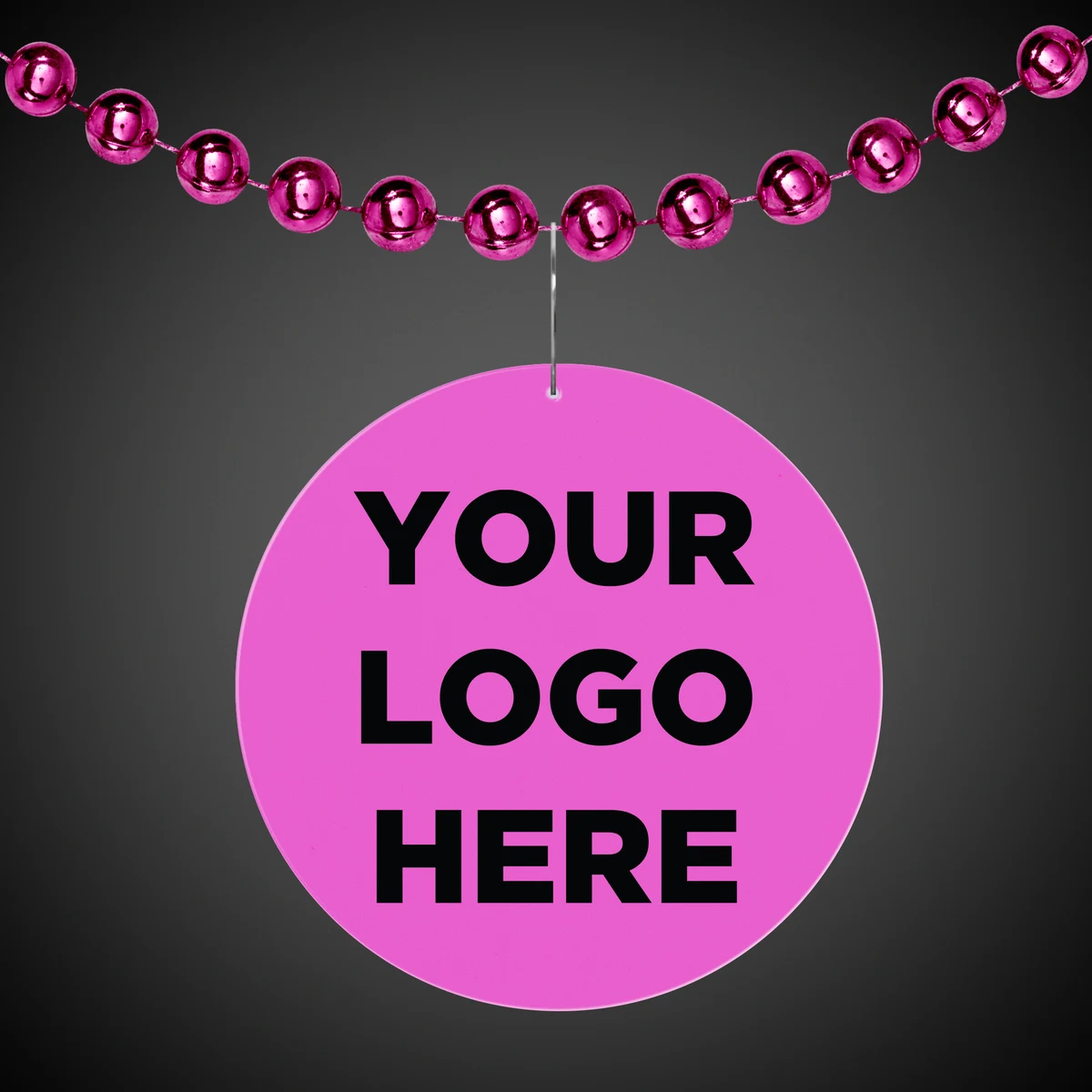 Pink 2 1/2" Medallion Badge(Digi Print) 1