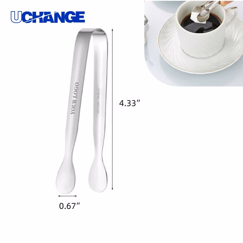 Stainless Sugar Cube Tong Tool for Kitchen