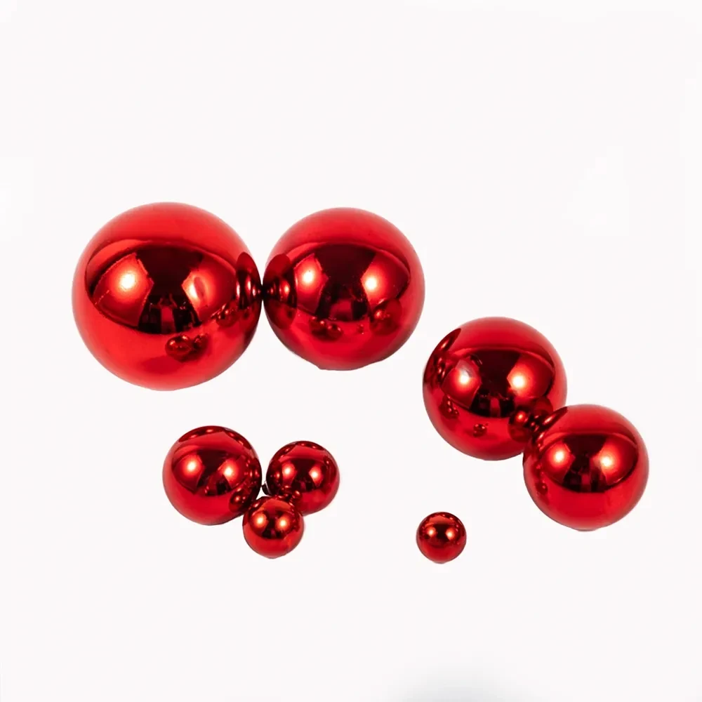 3.2" Plastic Holiday Round Ornament 1