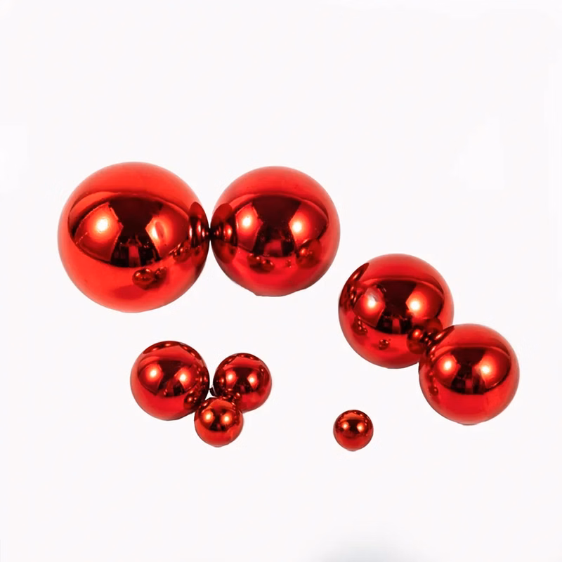 3.2" Plastic Holiday Round Ornament
