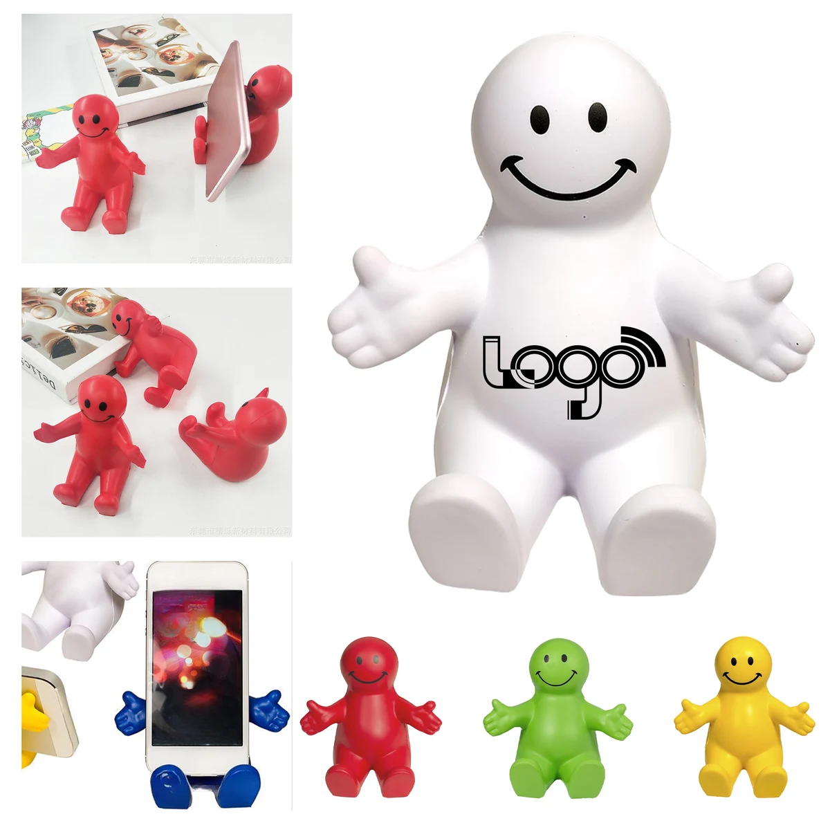 Cheerful Smiley Face Phone Holder for Home or Office 1