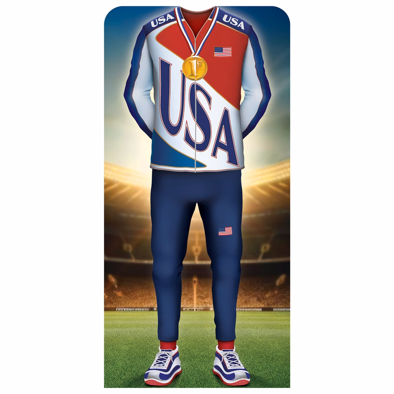 Int'l Sports Male Athlt Pht Prop Std-Up