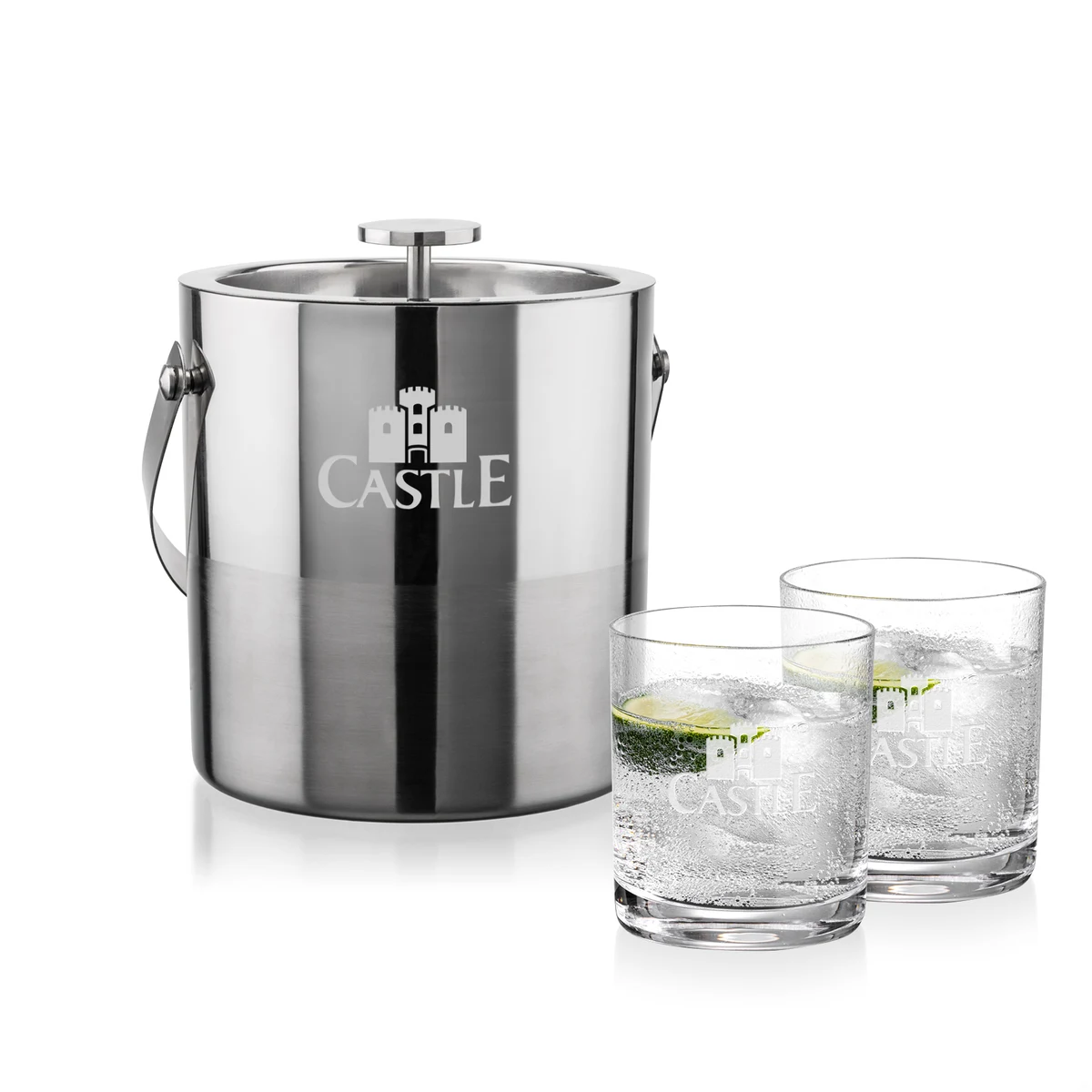 Catania Ice Bucket & Waldorf On-the-Rocks Set 1