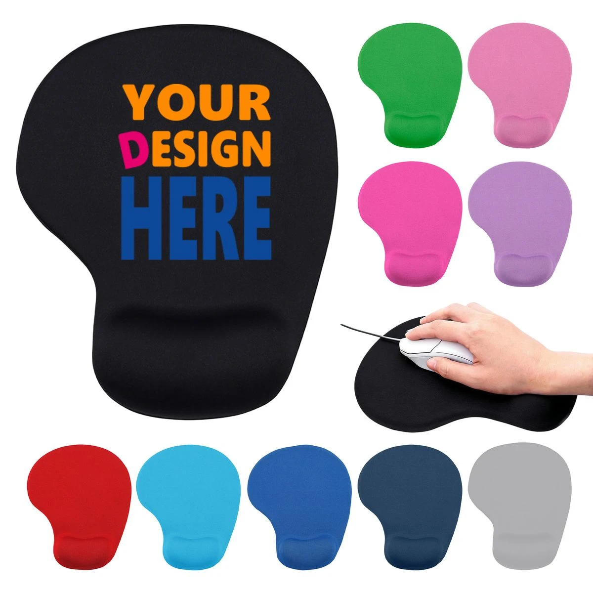 Silicone Wrist Rest Mouse Pad 1
