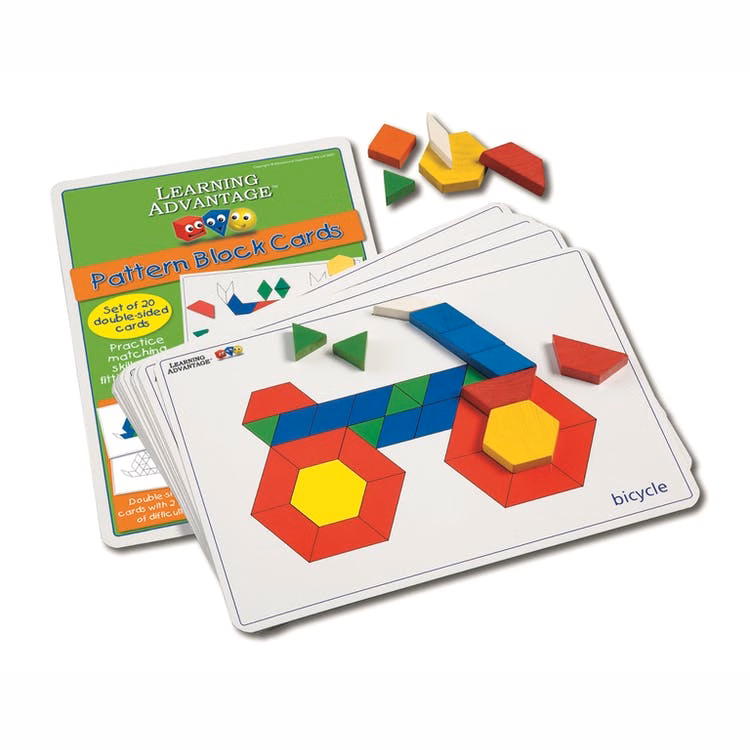 Pattern Block Cards - 20 Pack