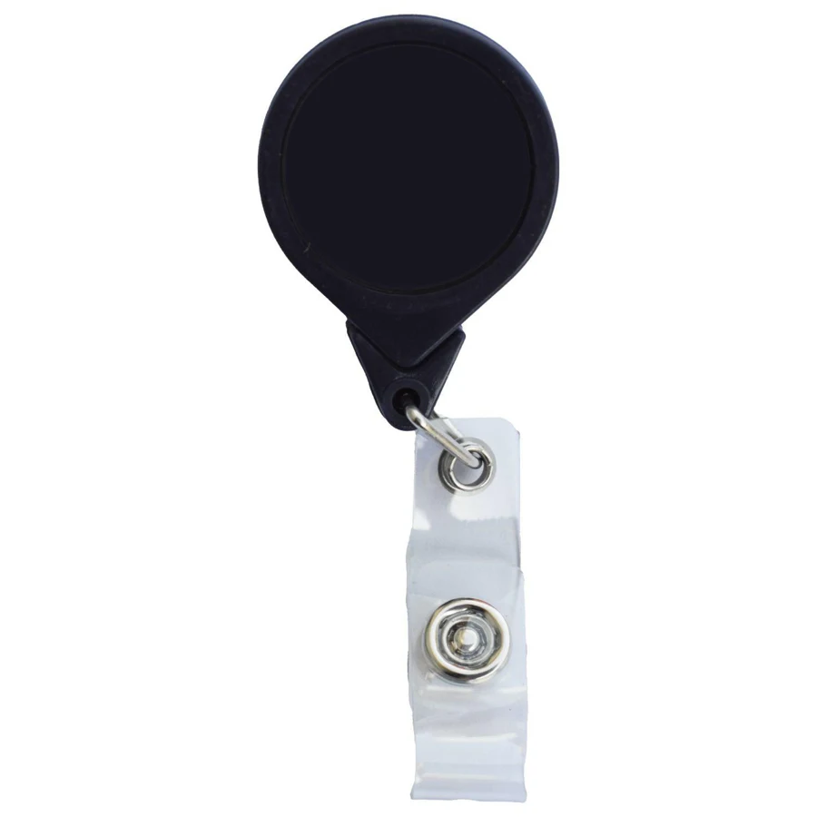 Teardrop Badge Reel w/ Bulldog Clip (No Twist) 1