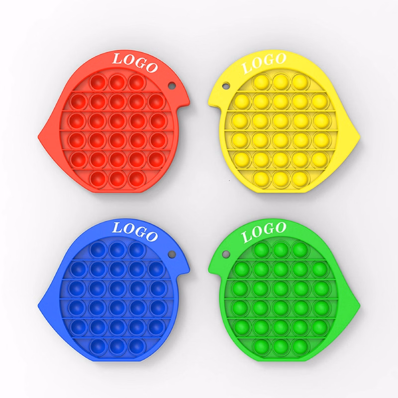 Bird Shape Silicone Push Pop Bubble Fidget Toy