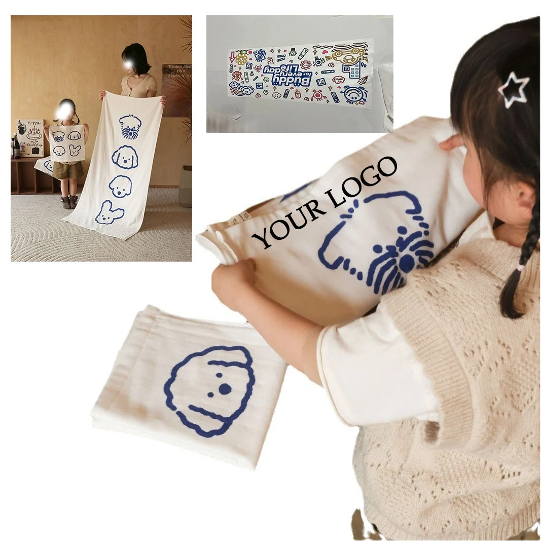 Kids Printed Large Multi-Surface Adult Bath Towel 1