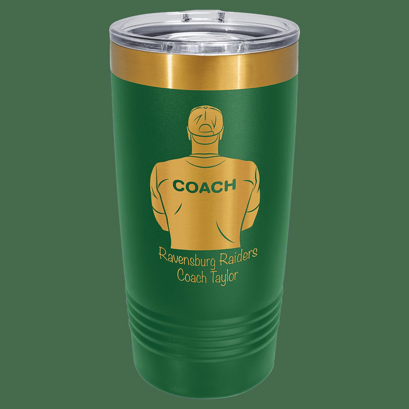 20 oz TUM with Gold engraving